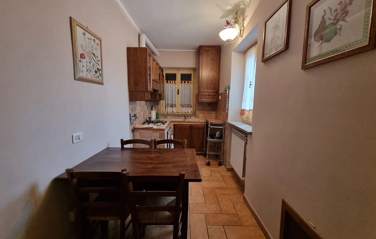 cucina casa vacanze borgo eva